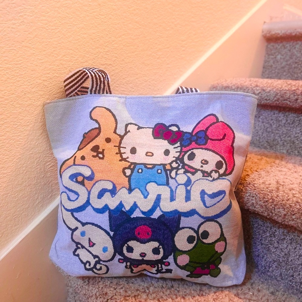 Sanrio large Canvas Tote